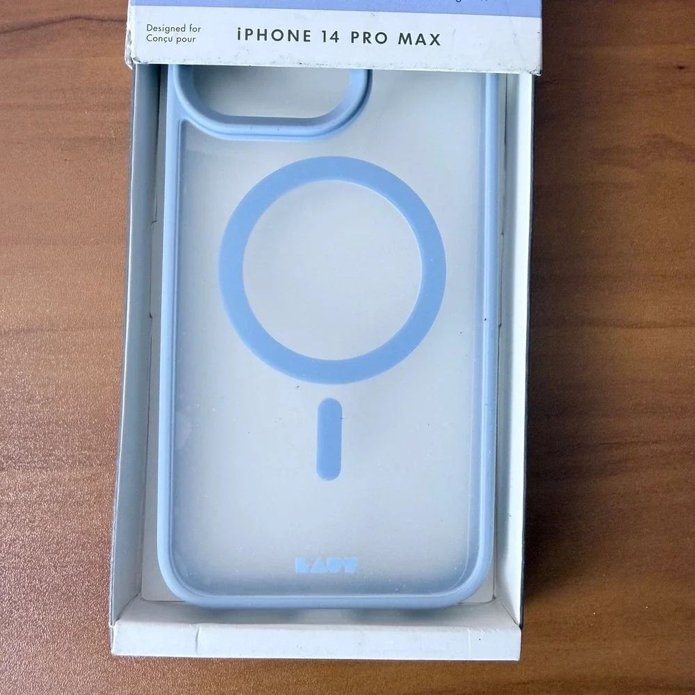LAUT HUEX‎ PROTECT iPhone 14 Pro Max Case MagSafe Ocean Blue 14ft Drop Tested